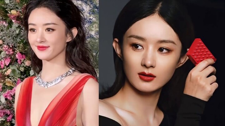 Is Zhao Liying already popular in France? The same look is for both a princess and a queen! No wonde