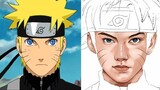Drawing Teen Naruto in Real life