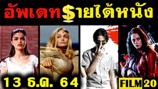 อัพเดทรายได้หนัง 4Kings - West Side Story - Resident Evil - Eternals - Venom 2  อื่นๆ ณ 13 ธ.ค. 64