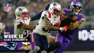 New England Patriots vs. Minnesota Vikings | 2022 Week 12 Game Highlights