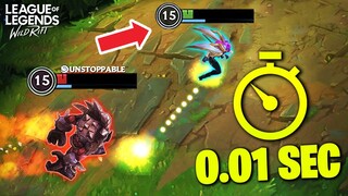 PRO REFLEX or LUCK?! - League of Legends WILD RIFT Highlights