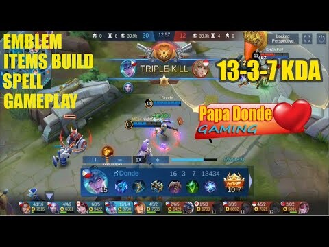 Karina Gameplay - Score (16-3-7) Donde - Mobile Legend 2021-January