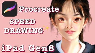 [SPEED DRAWING] ♡ Procreate ♡ on iPad Gen8  | Cute art 🎨