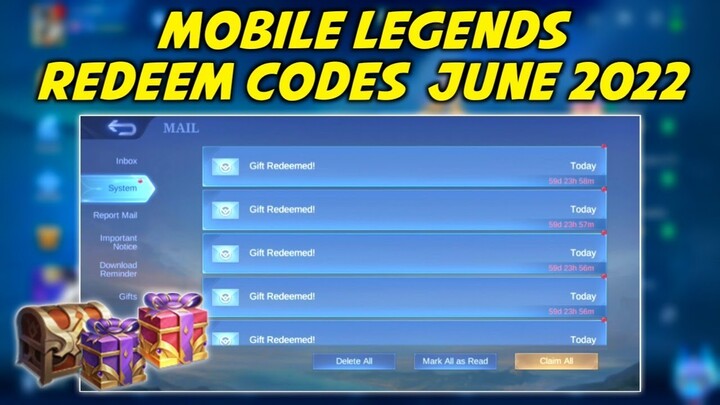 NEW MOBILE LEGENDS REDEEM CODES JUNE 2022 | SAJIDCH GAMING