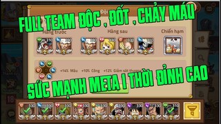 Hải Tặc Đại Chiến - CẦM ACC TỨ HOÀNG..MANG FULL TEAM ĐỘC ĐỐT GẦN FULL 15SAO BIỂU DIỄN CHO ANH EM XEM