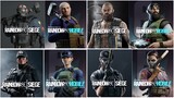 ALL OPERATORS INTROS IN RAINBOW SIX MOBILE FROM RAINBOW SIX SIEGE!