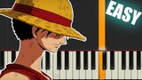 Mother Sea - One Piece Sad Piano OST  ▶ Easy Piano Anime