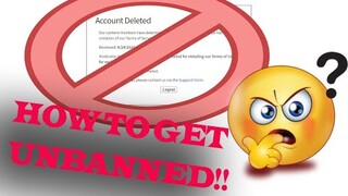 How to appeal/get UNBANNED your ROBLOX ACCOUNT (ROBLOX)