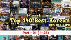 SE 01 Episode 01 (1-25) | Top 140 Best Korean Movies of All Time Compilation From 1969