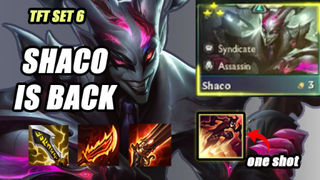 TFT set 6 - ĐTCL mùa 6 Shaco ⭐⭐⭐Băng đảng sát thủ kí đầu đối thủ quá nhanh!!!