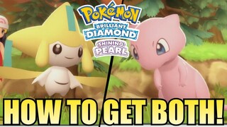 How to get Mew and Jirachi in Pokemon Brilliant Diamond Shining Pearl