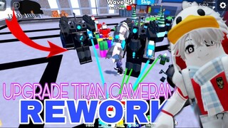 OMG !! JADI MAKIN BAGUS UPGRADED TITAN CAMERAMAN YANG DI REWORK [ 🔥TOILET TOWER DEFENSE ] #roblox