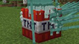 [Minecraft] Saat TNT penuh dengan trisula dan menyala...  