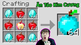 Vinh ăn quả Táo Kim Cương sẽ có ngay 999 Tỉ Kim Cương ?? Đau Bụng Vì Ăn Quả Táo Này Trong Minecraft