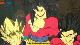 Dragon Ball Fighterz, Gohan ssj4 vs Broly ssj4, dbfz, Dramatic finish, English, Full HD