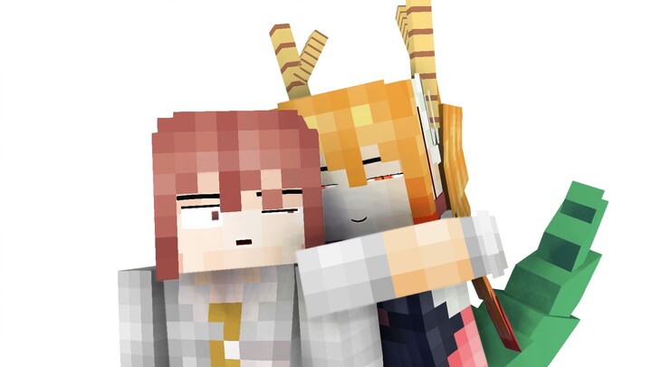 Sử dụng Minecraft để khôi phục lại op "Dragon Maid of the Kobayashi Family"