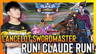 THIS IS HOW YOU BULLY CLAUDE IN EARLY GAME USING LANCELOT - MLBB