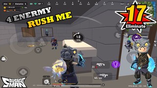 4 ENERMY RUSH ME | DUO VS SQUAD | SOUTH SAUSAGE MAN