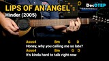 Lips Of An Angel - Hinder (2005) Easy Guitar Chords Tutorial with Lyrics