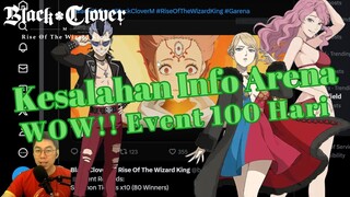 🔥Event 100 Hari‼️ Season 5 Banjir Reward❓ [Black Clover Mobile]