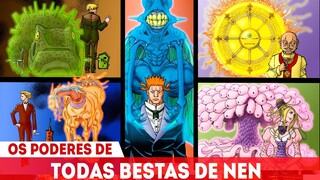 OS PODERES DE TODAS AS BESTAS NEN NA GUERRA DE SUCESSÃO EXPLICADOS - HUNTER X HUNTER