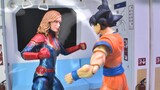 [656 Stop Motion Animation] Captain Marvel และ Wukong มีการเผชิญหน้ากันอย่างดุเดือด และ Thanos ก็ดีด