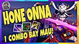 Onmyoji Arena | Với cách lên đồ này Hone Onna sẽ trở thành quái vật săn mồi chỉ với 1 COMBO!