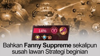 STRAT 3 TANK. Bahkan Musuh ada Fanny Supreme Sekalipun, Gak bisa berkutik