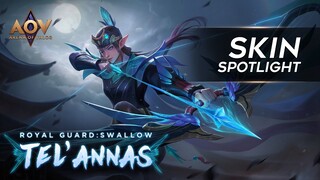 Tel'annas Royal Guard: Swallow Skin Spotlight - Garena AOV (Arena of Valor)