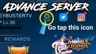 PAANO MAGKARON AGAD NG ADVANCE SERVER - MLBB