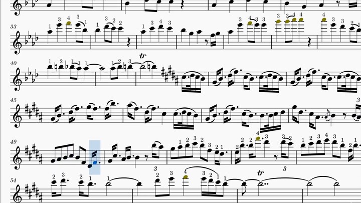 【 Musescore 】คะแนนไวโอลินมะนาว (เวอร์ชั่น Ayasa) (วิธีการทำเครื่องหมาย + วิธีโค้งคำนับ)