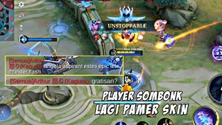 ketemu player sombonk lagi pamer skin