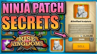 Ninja patch has ninja changes in Rise of Kingdoms [Confirmed: RIP Double hospital filling]