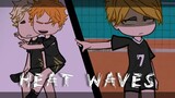 meme [Heat waves] AtsuHina (spoiler?) /Haikyuu/ gacha {animation}