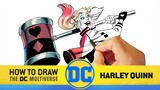 How To Draw: The DC Multiverse | Harley Quinn | @DC Kids