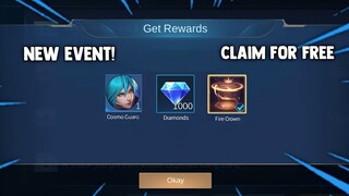 NEW EVENT! GET FREE DIAMONDS AND SPECIAL SKIN! 2021 NEW EVENT | MOBILE LEGENDS 2021