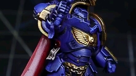 [Warhammer 40k] การทาสีและการเปลี่ยนแปลงของ Ultramarines Captain