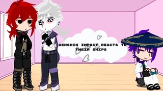 Genshin Impact reacts to their ships//Diluc x M! y/n//GCRV//(1/?)