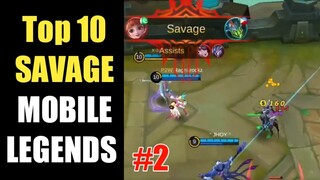 Mobile legends Top 10 Best Savage 2019 | #2