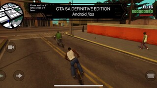 GTA SA DEFINITIVE EDITION android/ios