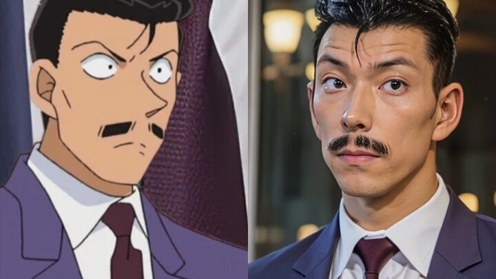 Live-action version of Kogoro Mori