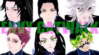 【鬼滅のMMD】エンヴィキャットウォーク【 無惨＆上弦／Muzan & Upper Rank1236】demon slayer / Kimetsu no Yaiba