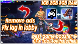 Fix Lag 1GB 2GB 3GB RAM | Fix lag 1gb ram in Free Fire | Wolf Game Booster & GFX Tool | Remove ads