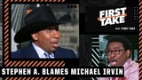 Stephen A. puts blame on Michael Irvin after the Cowboys' loss to the Broncos 😬 | First Take