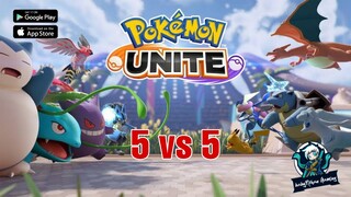 Pokemon UNITE 5 vs 5 battle