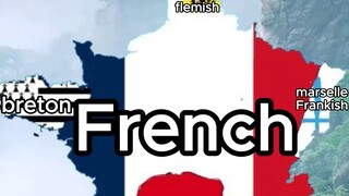 French language map
