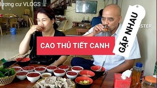 GIAO LƯU TIẾT CANH LÒNG LỢN CÙNG KÊNH ẨM THỰC QUÊ NHÀ | DƯƠNG CƯ VLOGS.