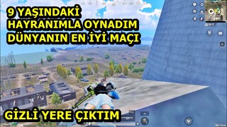 9 YAŞINDAKİ HAYRANIMLA OYNADIM ! DÜNYANIN EN İYİ MAÇI SOLO SQUAD PUBG MOBİLE