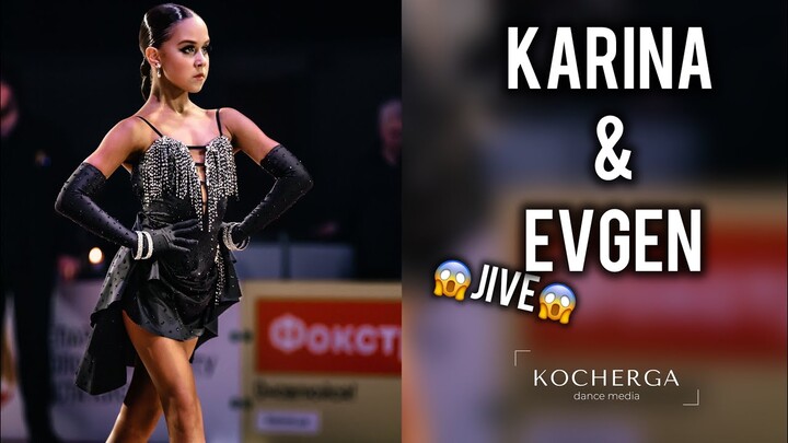 KARINA & EVGEN 😍 New Jive ❤️#ballroomdance #latin