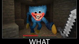 Minecraft รออะไร meme part 46 สมจริง Huggy Wuggy